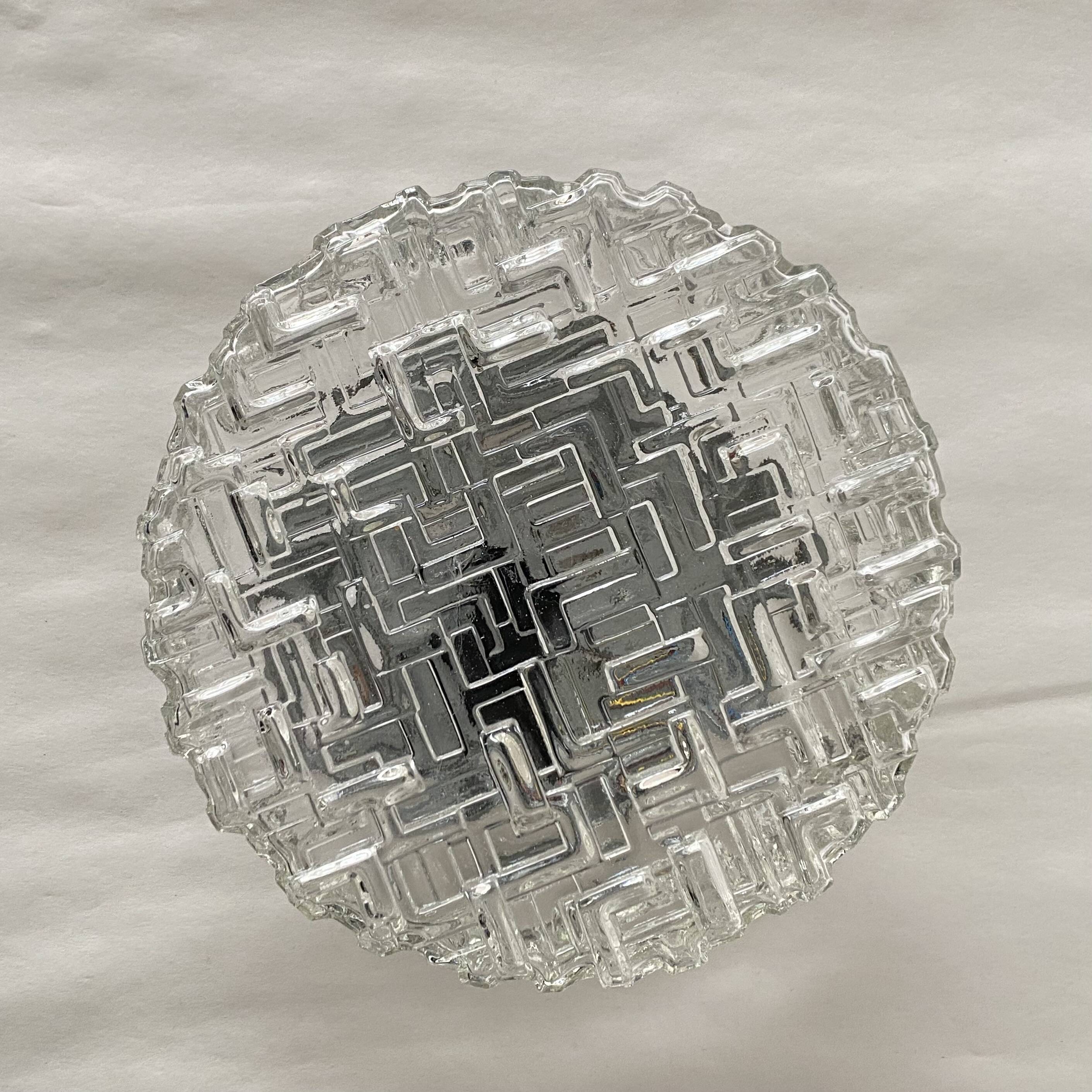 Wall light ceiling light glass 1970 1980 seventies LAMP-7420