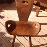 Brutalist table and chairs