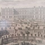 Gravure ancienne Versailles