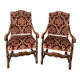 Antique pair of armchairs