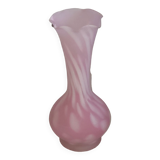 Vase frosted glass paste