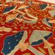 Silk Embroidered Mushroom Pattern Cushion Cover. Red Suzani Throw Pillow Case. Traditional Accent Pillow