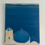 Peinture Grèce Santorin