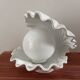 Lampe coquillage blanche grand modèle