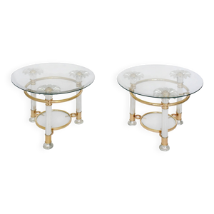 Paire de tables basse