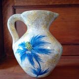 Blue Thistle Pitcher