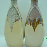 Pair of vases signed Cazanov ceramic collection 50