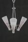 1970s Glass Chandelier , Czechoslovakia