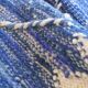 Tapis de couloir bleu