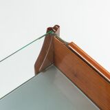 Pair of nightstands in teak La Permanente Mobili Cantù Italy 1950