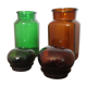 Lot de deux flacons de pharmacie
