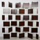 Wooden and brass screen