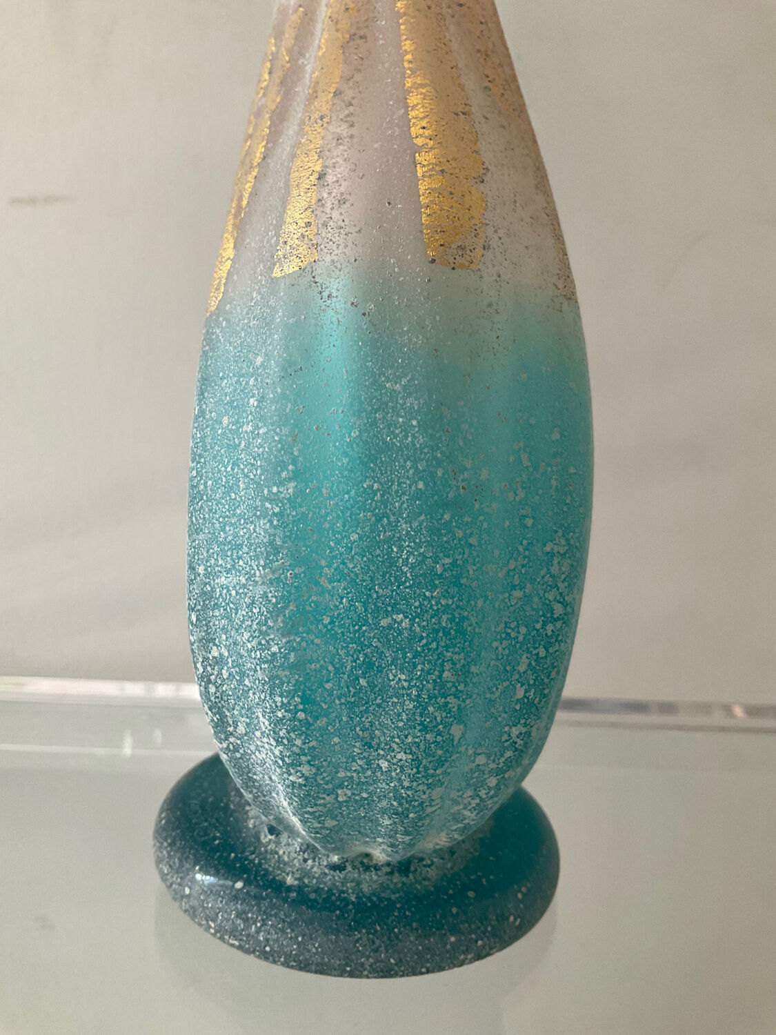 Vintage Scavo carafe in glass paste 60s