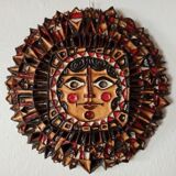 Ceramic sun by Roland Zobel Les Cyclades Anduze