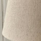 Vintage lamp in turned wood chic gold