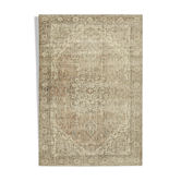 Handwoven one-of-a-kind anatolian beige carpet 195 cm x 300 cm