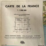 Large map of France 1981