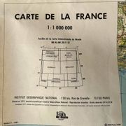 Large map of France 1981