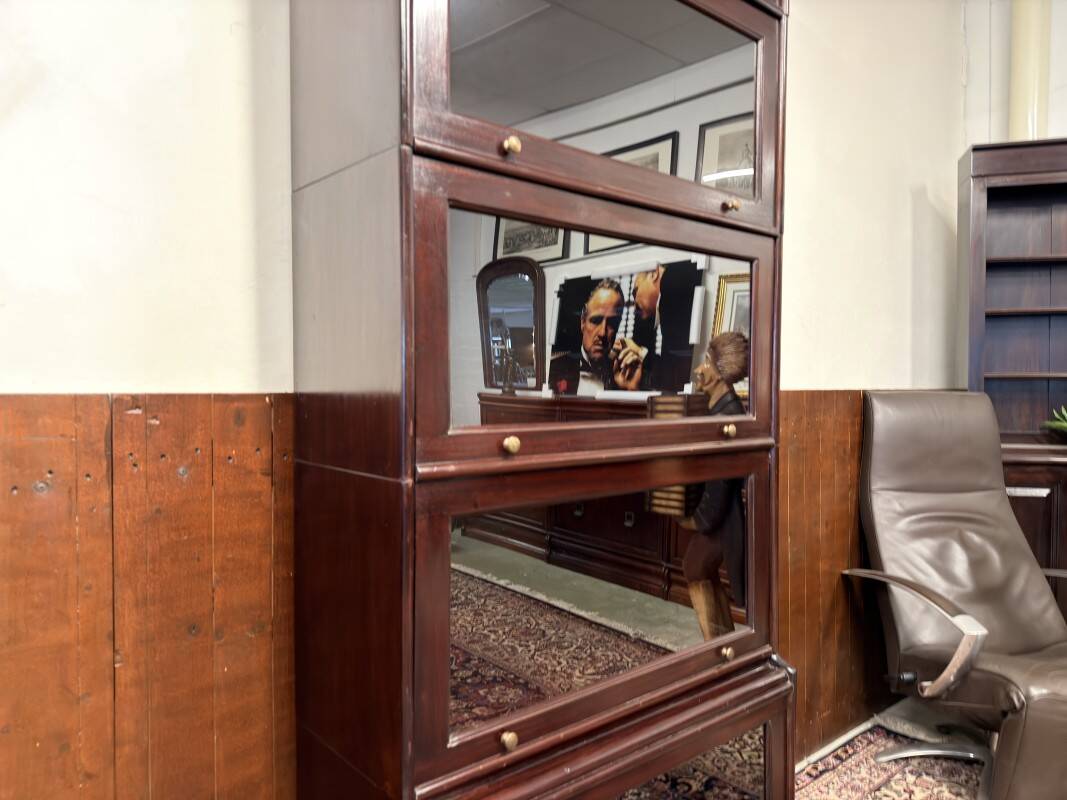 Classic English Globe Wernicke Bookcase