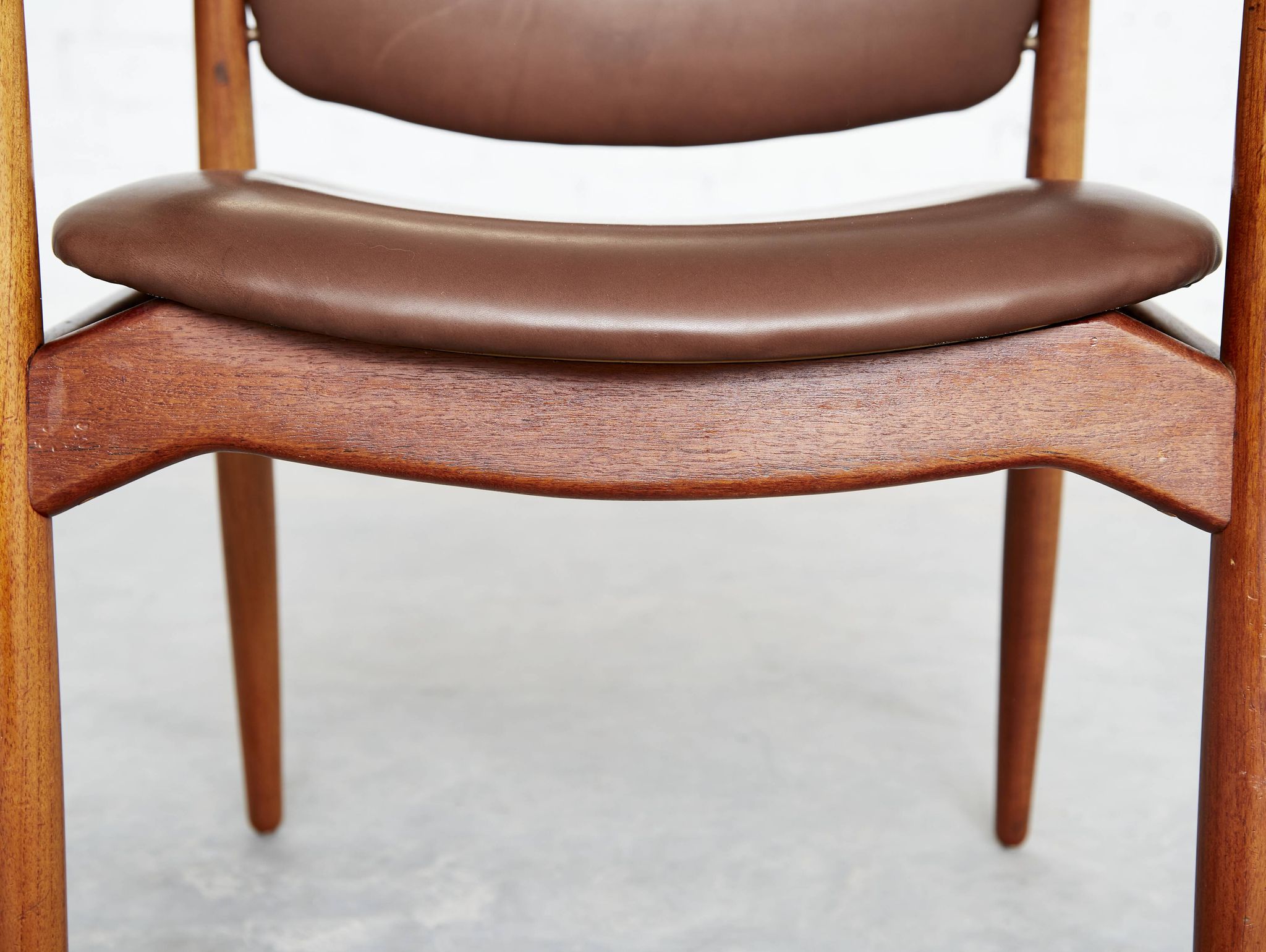 Vintage Captain's Chair in Teak by Erik Buch for Ørum Møbler