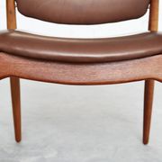 Vintage Captain's Chair in Teak by Erik Buch for Ørum Møbler