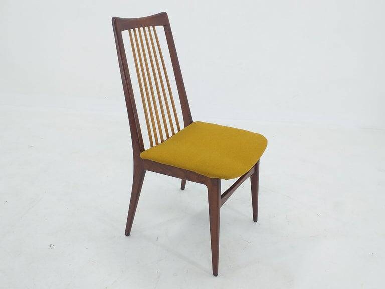 Set of Six Mid Century Dining Chairs, Denmark, 1970s