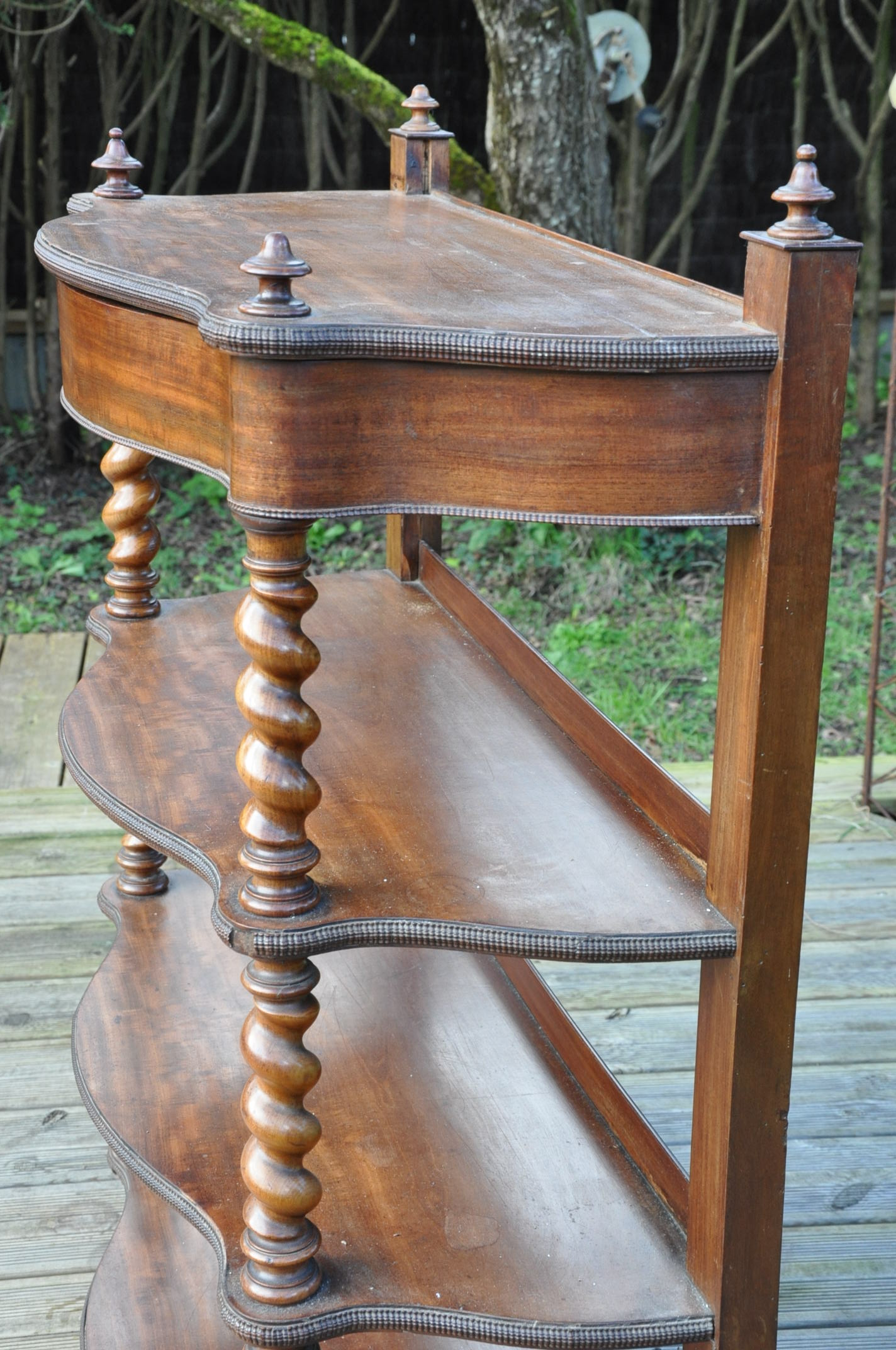Mahogany console