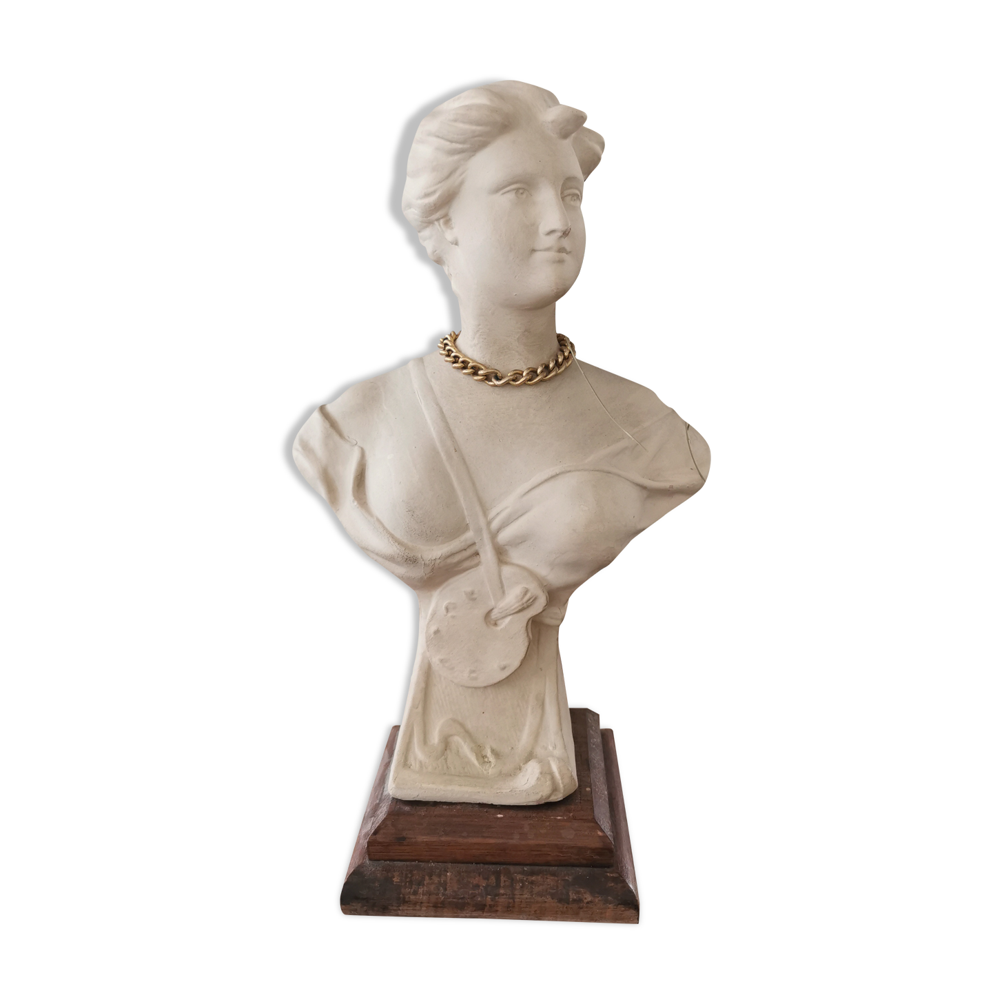 Plaster bust