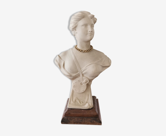 Plaster bust