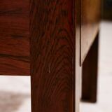 MK11213 Three-seater rosewood sofa