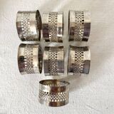 Openwork metal napkin rings
