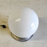 Opaline globe ceiling light diameter 15 cm - mid 20th century
