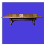 Solid oak monastery farm table