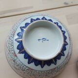 Vaisselle chinoise en porcelaine dite graine de riz  des années 50
