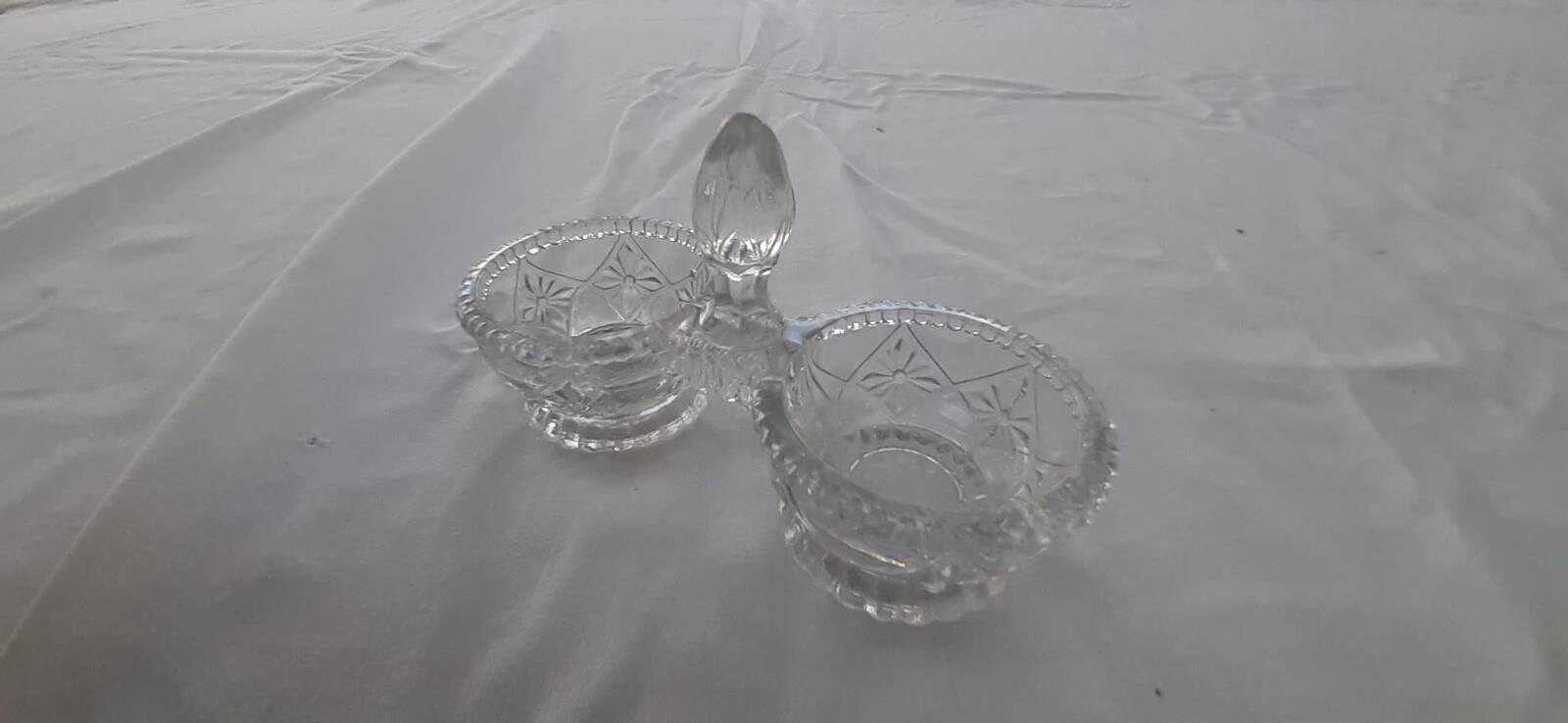 Old salt and pepper shaker signed portieux