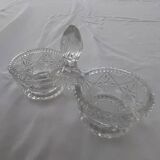 Old salt and pepper shaker signed portieux