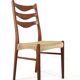 Set of 4 Arne Wahl Iversen for Glygnore papercord chairs