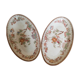 2 earthenware raviers by Sarreguemines