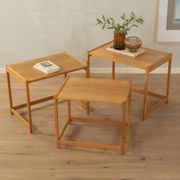 1960s nesting tables by Kurt Østervig for K.P. Møbler