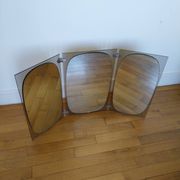 Vintage Fontana Arte triptych mirror