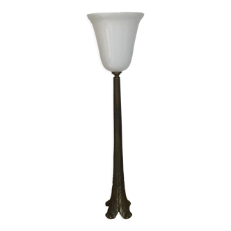 Lampe années 40 bronze