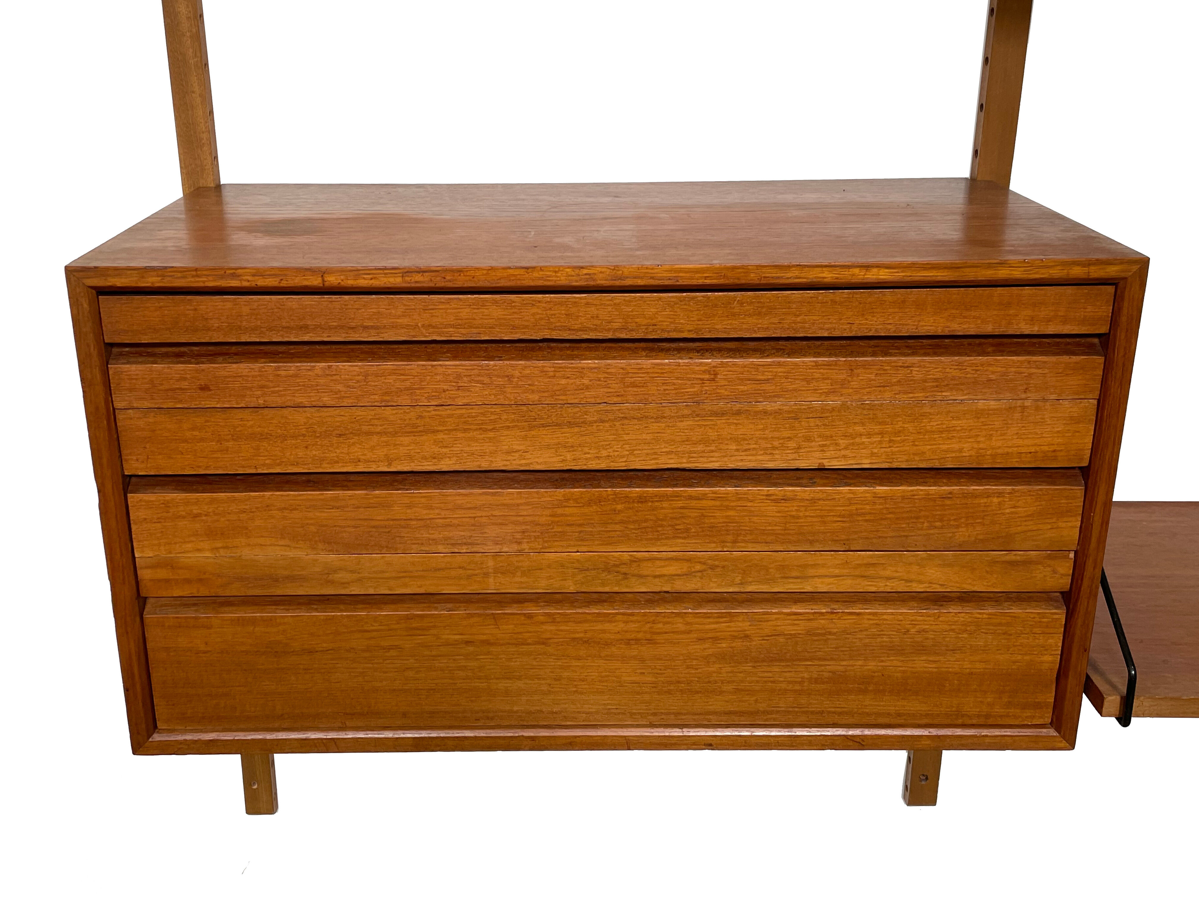 Vintage Poul Cadovius Royal System wall system wall unit