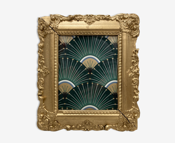 Cadre vintage doré