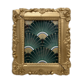 Cadre vintage doré