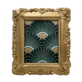 Cadre vintage doré