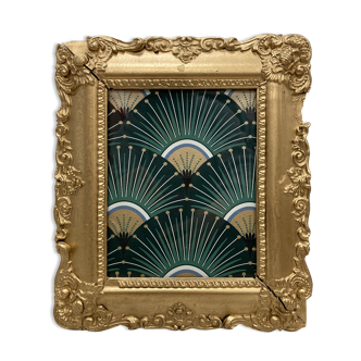 Cadre vintage doré