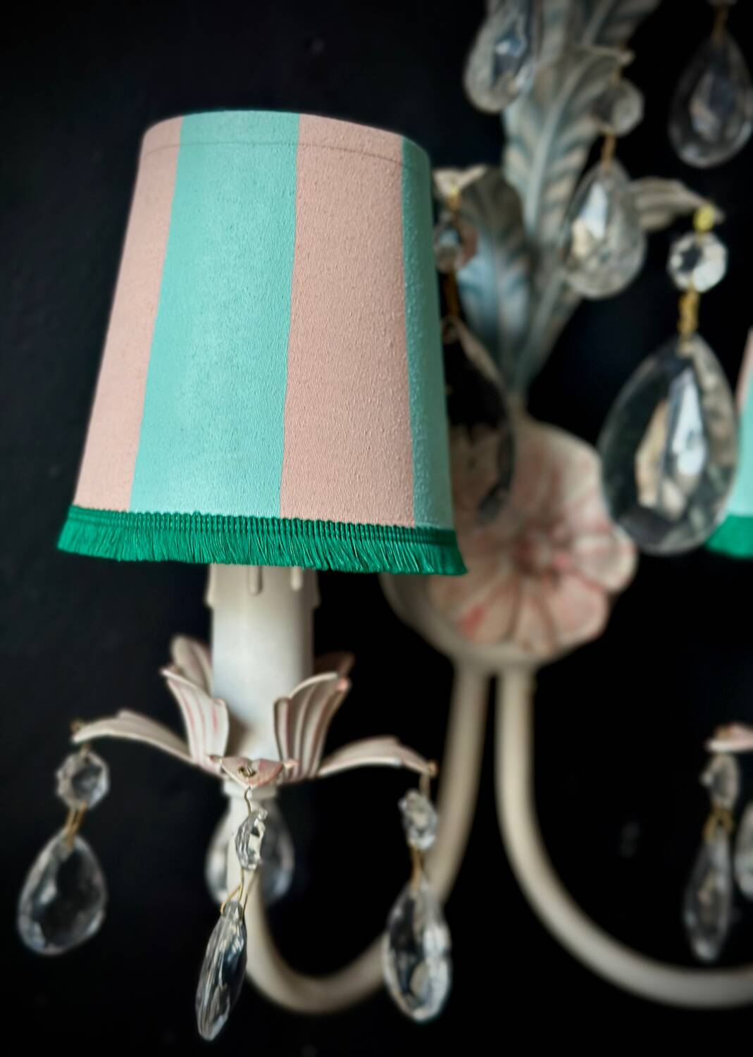 Tassel wall sconce