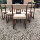 Suite 6 chaises vintage