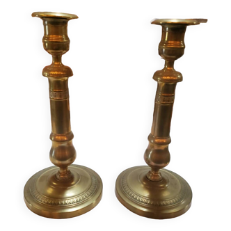 Bronze candle holders