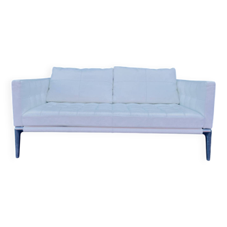 Canapé fleur de cuir blanc Phillipe Starck x Cassina  (volage 243_02 modèle